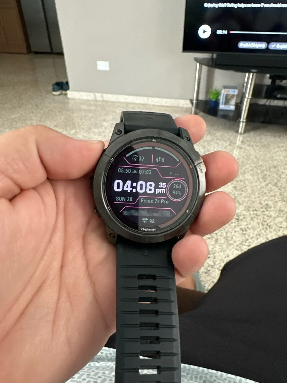 Garmin Fenix 7X Pro Solar Multisport GPS Watch - Black